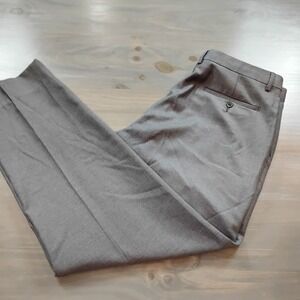 Guabello 1815 Luxury Custom Dress Pants Men 36x31 Gray Super 150s Virgin Wool